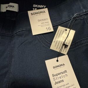 SONOMA Supersoft Stretch Skinny Jeans - Navy Blue